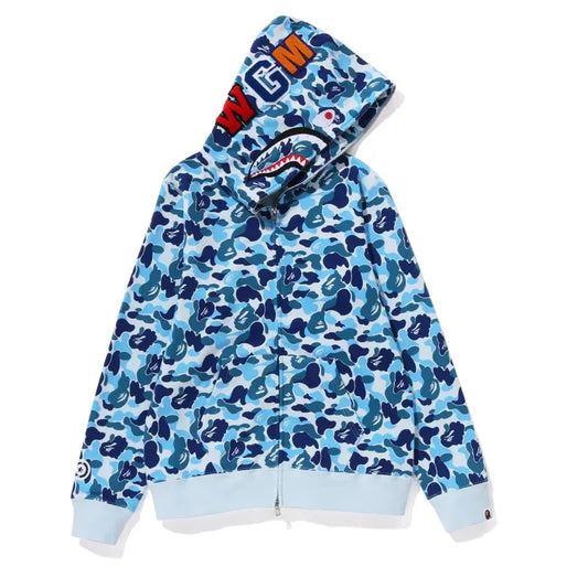 ABC Camo Shark Full Zip Hoodie