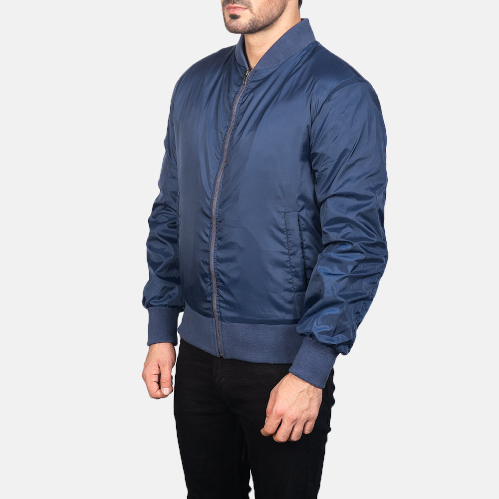 Zack Blue Bomber Jacket