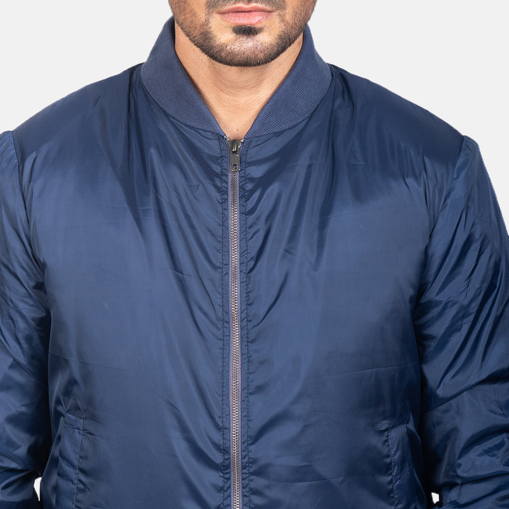 Zack Blue Bomber Jacket