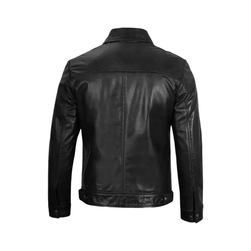 Men’s Black Leather Jacket